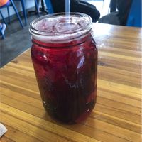 Huge sangria! at Green New American Vegetarian in Phoenix