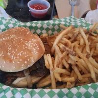 BBBQ burger  at Green New American Vegetarian in Phoenix