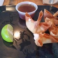 Crab puffs at Green New American Vegetarian in Phoenix