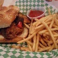 BBQ chicken sandwich at Green New American Vegetarian in Phoenix