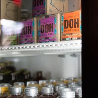 Fridge at Green New American Vegetarian in Phoenix