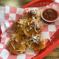 Garlic knots with marinara  at Plant Pizza in Cooper City