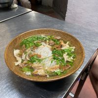 A bowl of Phở Chay at Quán Phở Chay anh Hải in Hanoi