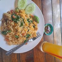Tofu fried rice at Tiger Restaurant in Koh Lipe