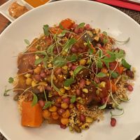 Delicious chickpea tagine   at The Bean Inn in St Ives
