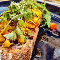 Tartine - which is alternative to brunch menu on a weekend at Hododa in Marseille