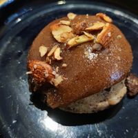 Cookie with chocolate cream on top at Hododa in Marseille