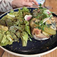 Tartine façon tartiflettee  at Hododa in Marseille