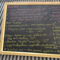 Menum at Lian Hua Vegetarian in Hanoi