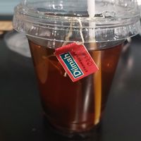 Strawberry tea at Lian Hua Vegetarian in Hanoi