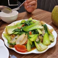 Stir-fried Organic Noodles at Lian Hua Vegetarian in Hanoi
