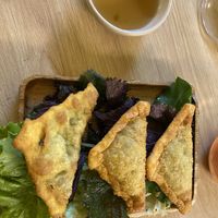 Dumplings   at Lian Hua Vegetarian in Hanoi