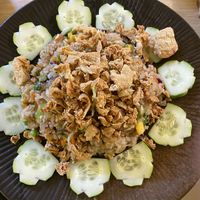 Fried ricee  at Lian Hua Vegetarian in Hanoi