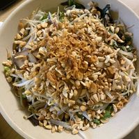 Beef noodle salad   at Lian Hua Vegetarian in Hanoi