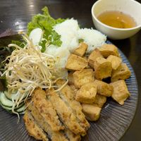 Bún Đậu Chả Cốm at Lian Hua Vegetarian in Hanoi