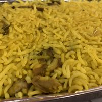 Mushroom pilau  at Spice Station in South Shields