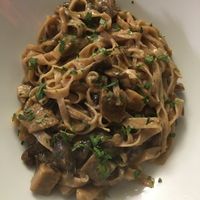 Tagliatelle funghi   at RistoVegan at Hotel Sylva in Cattolica