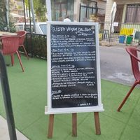 menu at RistoVegan at Hotel Sylva in Cattolica