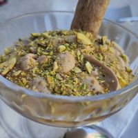 Mousse (sweets) at RistoVegan at Hotel Sylva in Cattolica