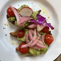 Avocado toast   at La Gelatteria in Kensington