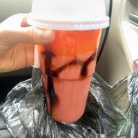 Multi layer juice at EroShake Juice in Addis Ababa