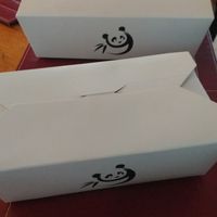 Very cute containers! at Wawin Vegan Chinese in Nottingham