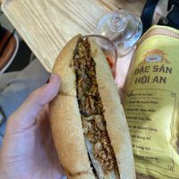 Full of tasty shit!!!!   at Bánh Mì Long Hội in Hanoi