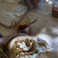 Peaceful Bahn Mi  at Bánh Mì Long Hội in Hanoi