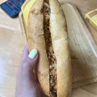 Banh mi peace   at Bánh Mì Long Hội in Hanoi