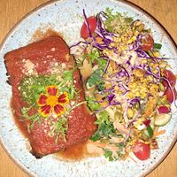 Lasanha de beringela at La Rouge in Porto Alegre