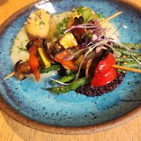 Prato do dia. Comida mediana e em pouca quantidade. at La Rouge in Porto Alegre