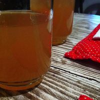 Apple tea at La Rouge in Porto Alegre