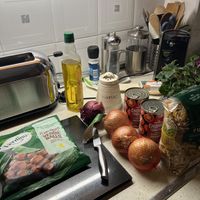   at Sams Meat Free Deli in 