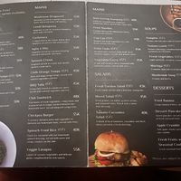 Extensive menu at Cepik Villa in Karangasem