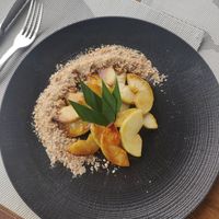 Apple crumble at Cepik Villa in Karangasem