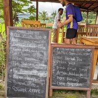 Specials menu as of June 2023 at Sweet Warung in Sidemen