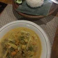 tempe curry  at Sweet Warung in Sidemen