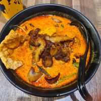 Curry noodle soup at Vegelicious Jr in Kuala Lumpur