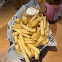 Fries with vegan mayo  at Brothers in Law Taphouse in Utrecht