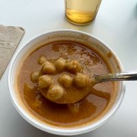 Chickpea harissa soup  at Tony & Pete's in Dayton