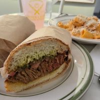 The best Steak sandwich at Garden Carver in Brooklyn
