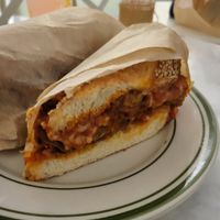 Chicken parm at Garden Carver in Brooklyn