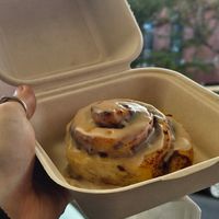 Cinnamon roll at Garden Carver in Brooklyn