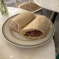 Steak sandwich   at Garden Carver in Brooklyn