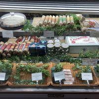 Vegan faux meats  at Garden Carver in Brooklyn