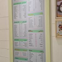 Menu at Watermelon Juice Corner in Aqaba