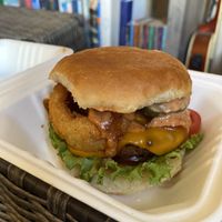 Maverick burger   at Next Level Veggie Grill in Denver