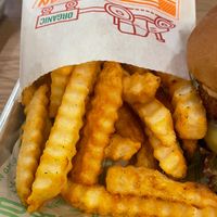 Organic Crinkle Cut French Fries - $5.45 at Next Level Veggie Grill in Denver