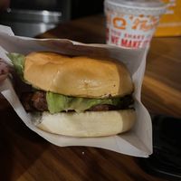 Beyond Burger and Choc Shake  at Next Level Veggie Grill in Denver