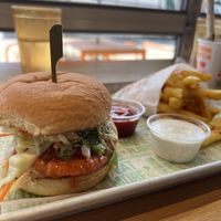 Summer special - smoky BBQ burger   at Next Level Veggie Grill in Denver